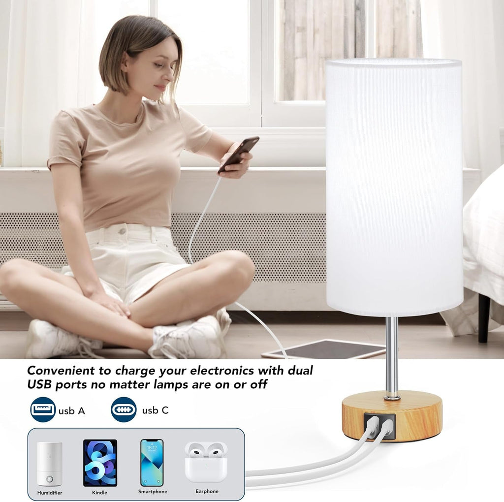Elegant Touch Control Lamp Duo