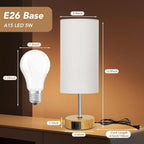 Elegant Touch Control Lamp Duo