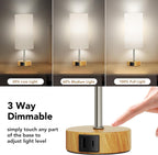 Elegant Touch Control Lamp Duo